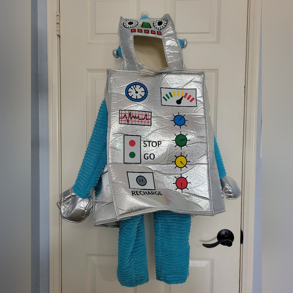 F.A.O Schwarz Retro Robot Costume 5T